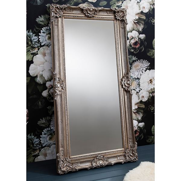 Mia Leaner Mirror - Silver